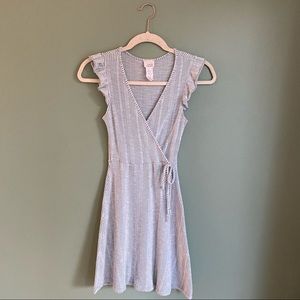 CAUTION TO THE WIND Wrap Dress